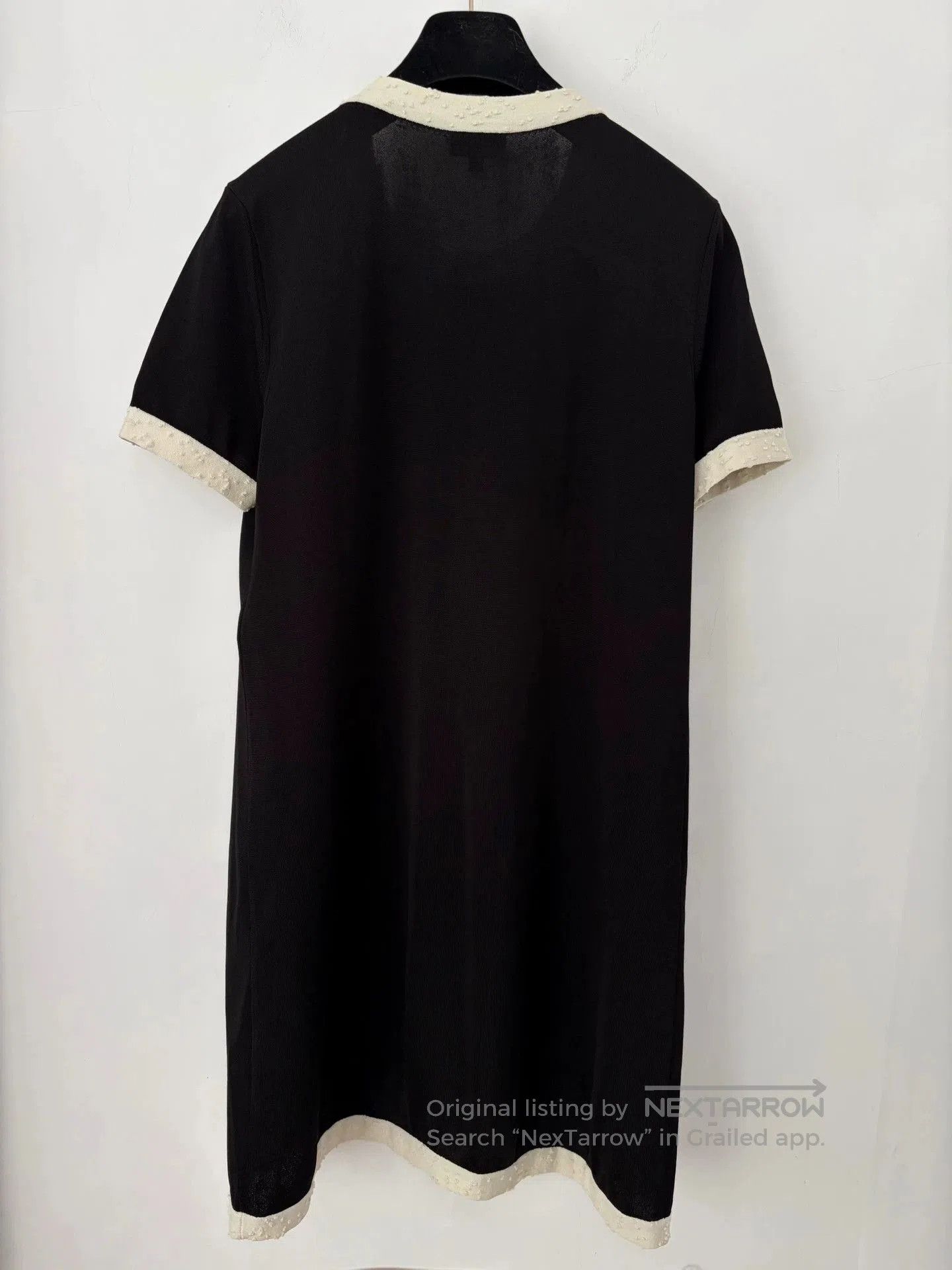 Chanel Chanel Black White Trim Short Sleeve Dress. Size US S / EU 44-46 / 1 - 2 Thumbnail