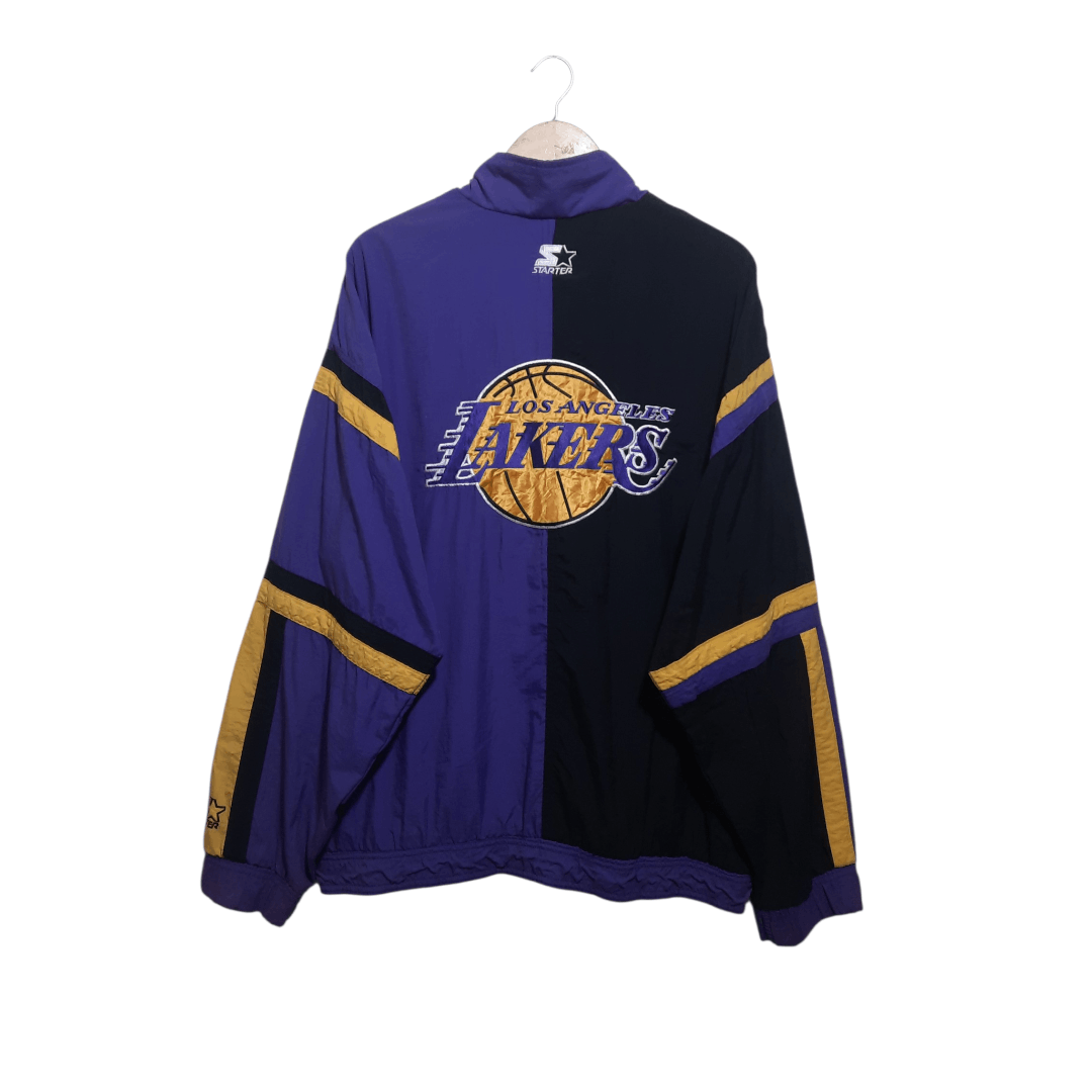 Vintage Los Angles Lakers Windbraker Jacket by Starter