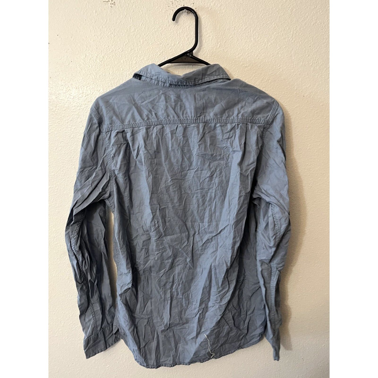 Old Navy Old Navy Men Slim Fit Blue Stripe Button-Up Shirt Long Sleeve S Small Regular Size US S / EU 44-46 / 1 - 2 Thumbnail