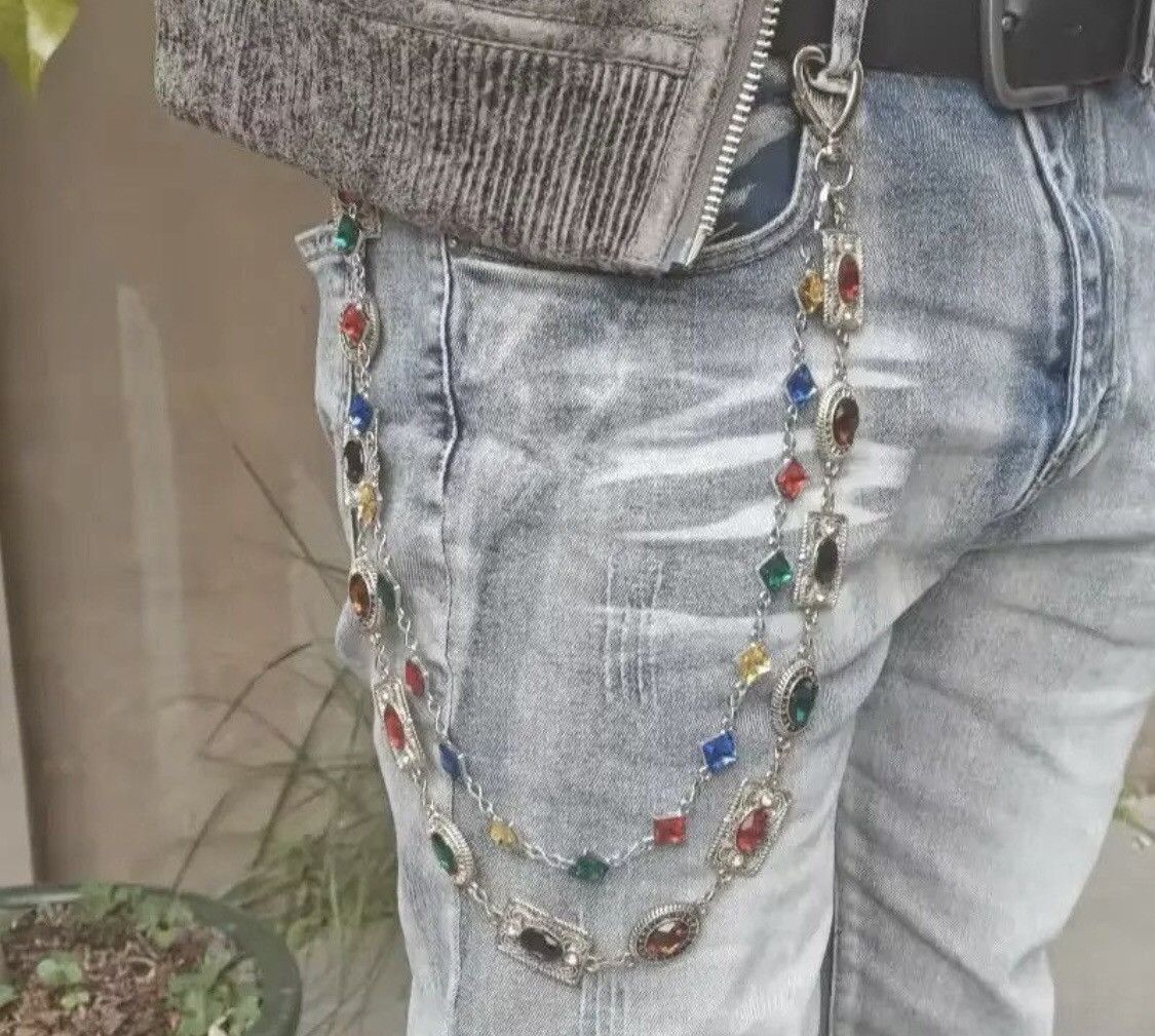 Jewelry Agate Retro Pants Chain Waist Chain Size ONE SIZE - 2 Thumbnail
