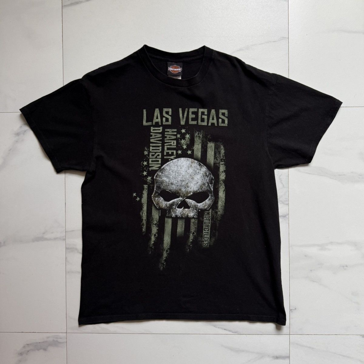 Harley Davidson Harley-Davidson Las Vegas, Nevada Distressed Tee Size US L / EU 52-54 / 3 - 2 Thumbnail