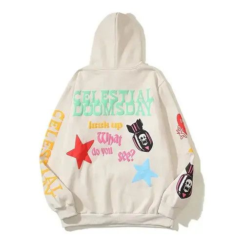 Japanese Brand White Color Y2k Graffiti Stars Letter Foam abiosis Size US M / EU 48-50 / 2 - 4 Thumbnail