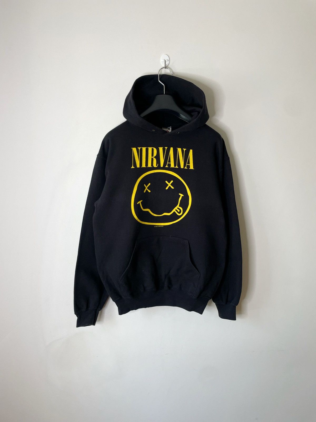Nirvana VTG Nirvana Smile Face 1992 Kurt Cobain Boxy Fit Hoodie Size US S / EU 44-46 / 1 - 1 Thumbnail