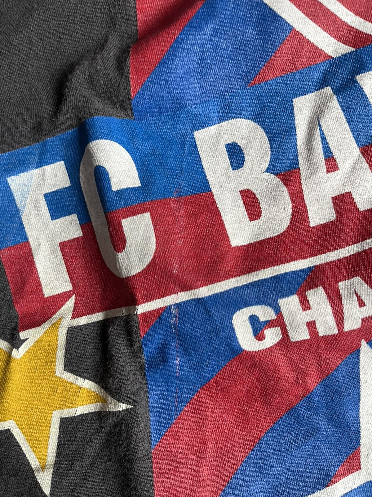 Vintage Vintage Bayern Munich Champions Graphic Football Faded Tee Size US S / EU 44-46 / 1 - 4 Thumbnail