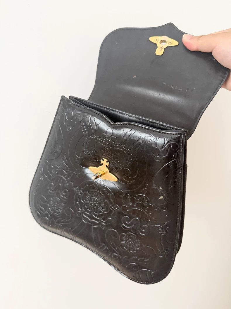 Vivienne Westwood Vivienne Westwood Retro carved relief craft court style bl Size ONE SIZE - 4 Thumbnail