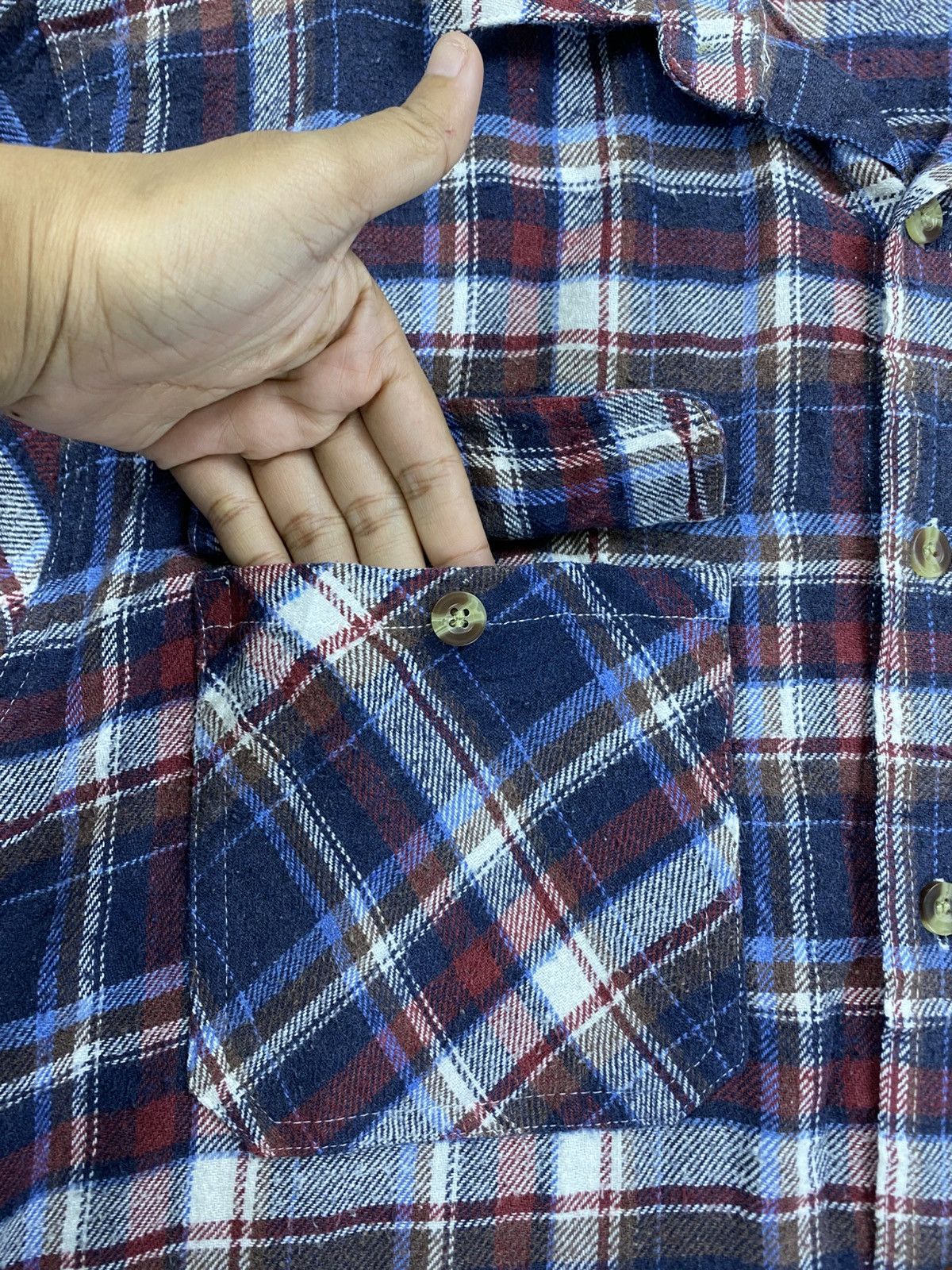 Japanese Brand × Vintage Vintage F.R.E.S.C.O Multicolour Plaid Button Ups Shirt Size US M / EU 48-50 / 2 - 4 Thumbnail