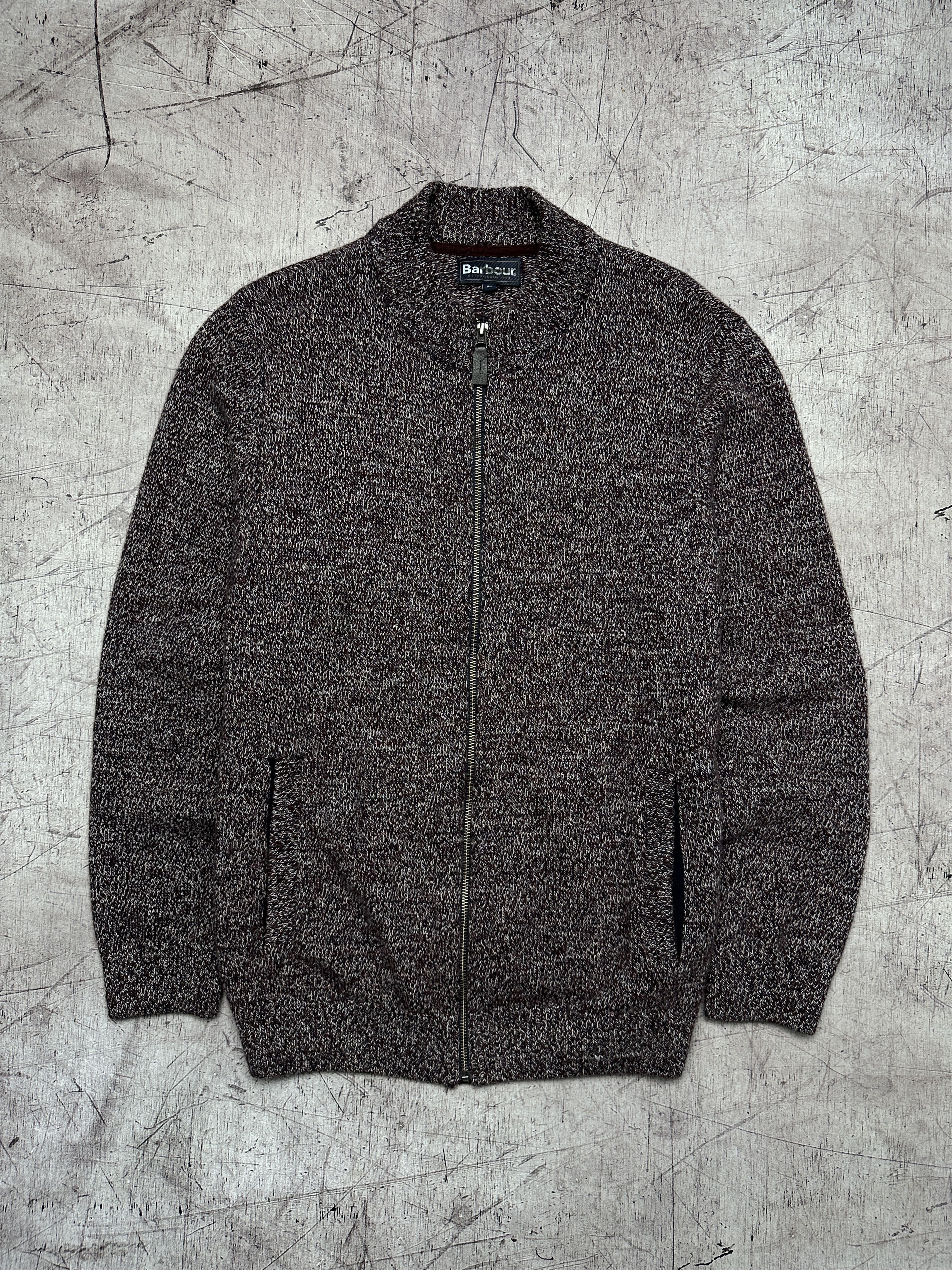 Barbour Barbour Mens Full Zip Wool Knit Sweater Size US XL / EU 56 / 4 - 1 Thumbnail