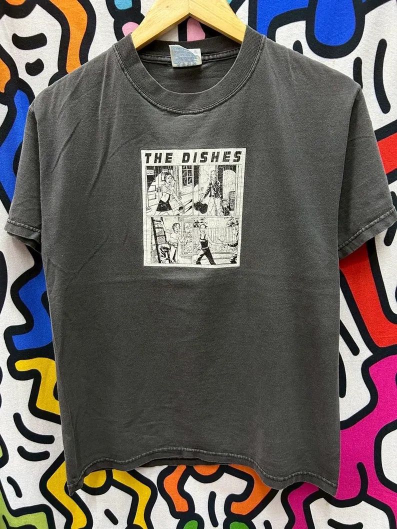 Vintage Vintage 2000s The Dishes Sun Faded tshirt size S Size US S / EU 44-46 / 1 - 2 Thumbnail
