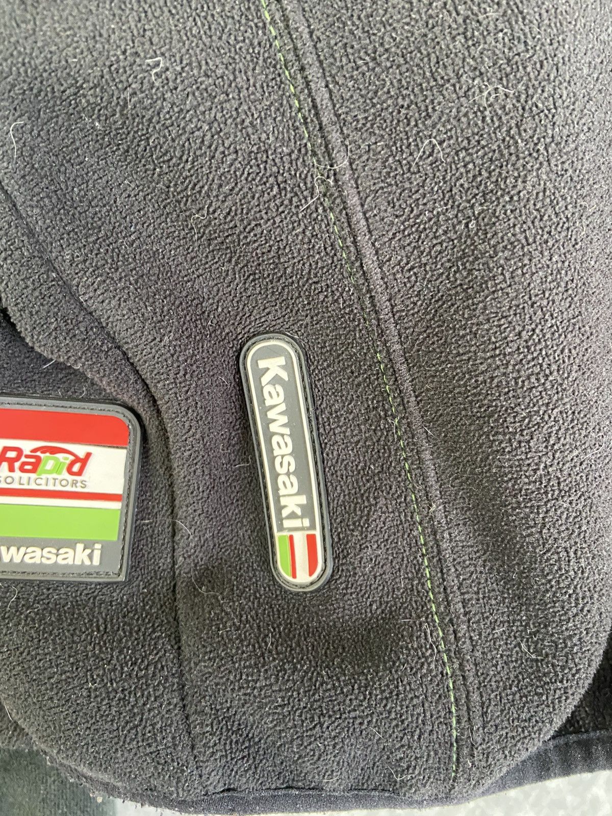 Other Vintage Kawasaki Rapid Solicitors Racing Fleese Jacket Size US S / EU 44-46 / 1 - 8 Thumbnail