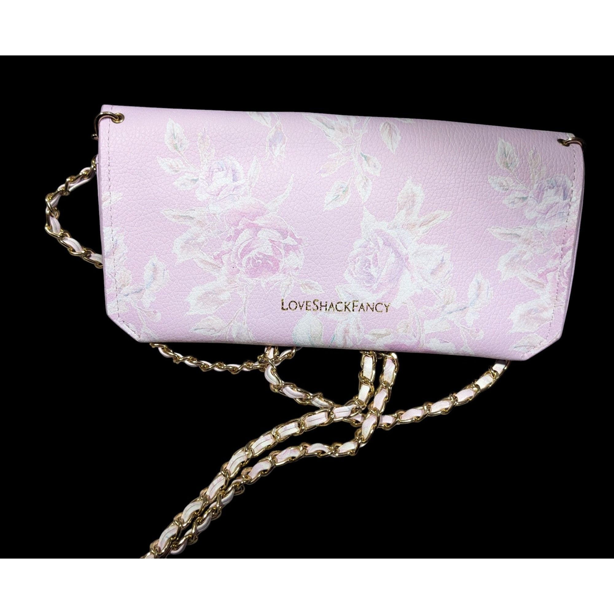 LoveShackFancy LoveShackFancy Coquette Pink Floral Mini Crossbody Bag Size ONE SIZE - 7 Thumbnail