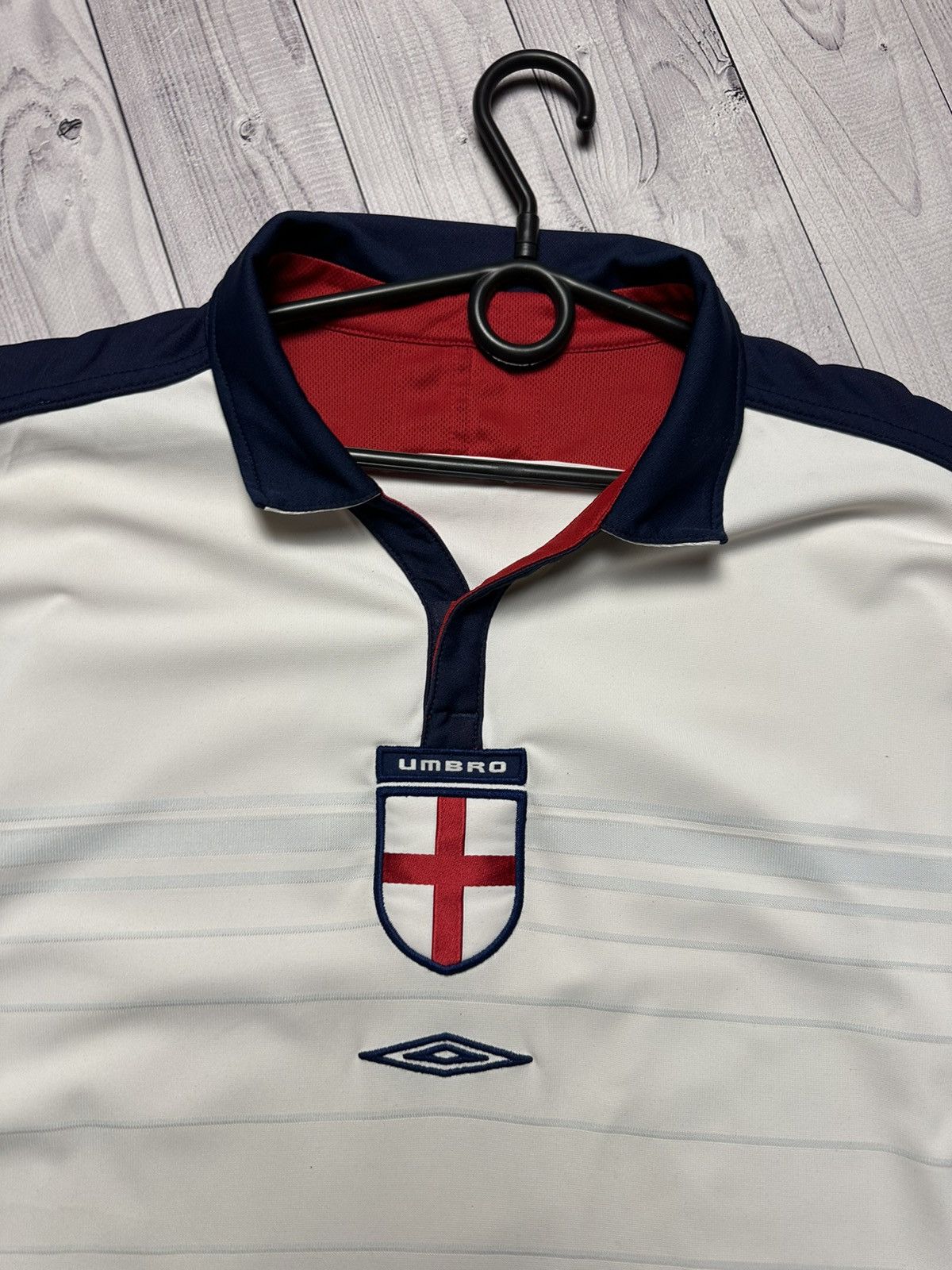 Umbro × Vintage Vintage England Umbro soccer jersey long sleeve size XXL Size US XXL / EU 58 / 5 - 3 Thumbnail