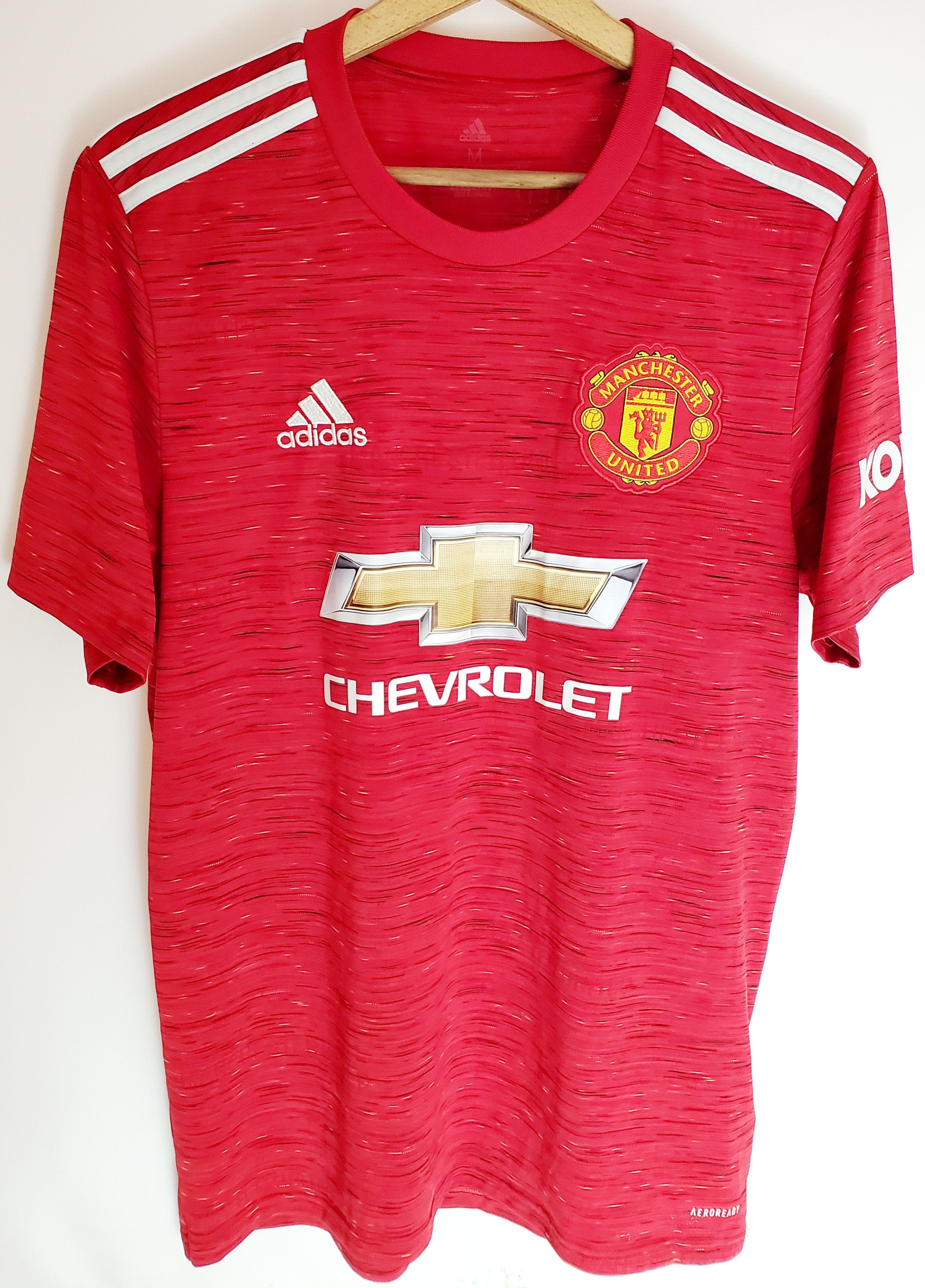 Adidas MANCHESTER UNITED 2020 2021 HOME SHIRT ADIDAS perfect condi Size US M / EU 48-50 / 2 - 1 Thumbnail