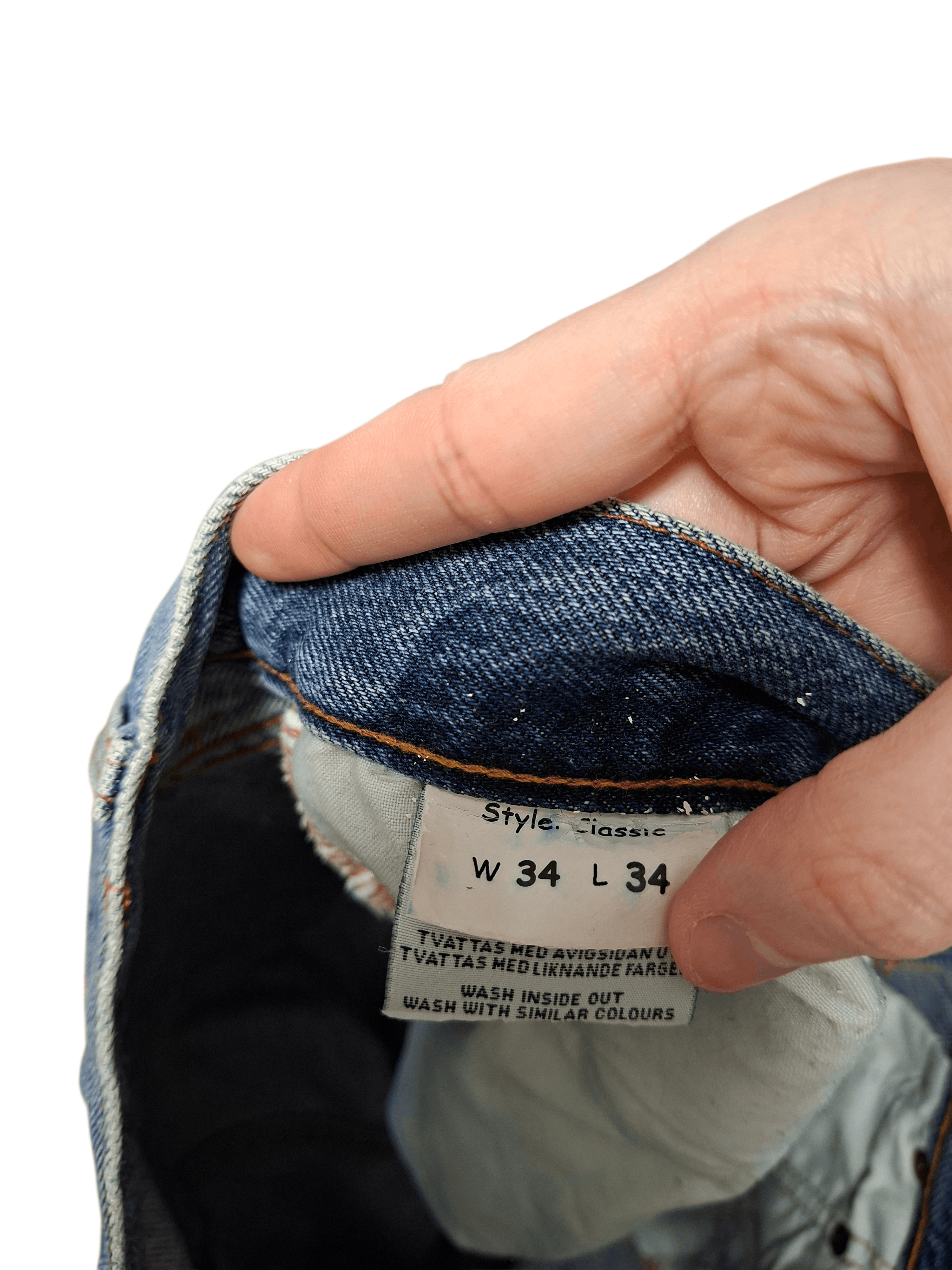 Other MCGORDON VINTAGE MADE IN ITALY JEANS DENIM Size US 34 / EU 50 - 4 Thumbnail