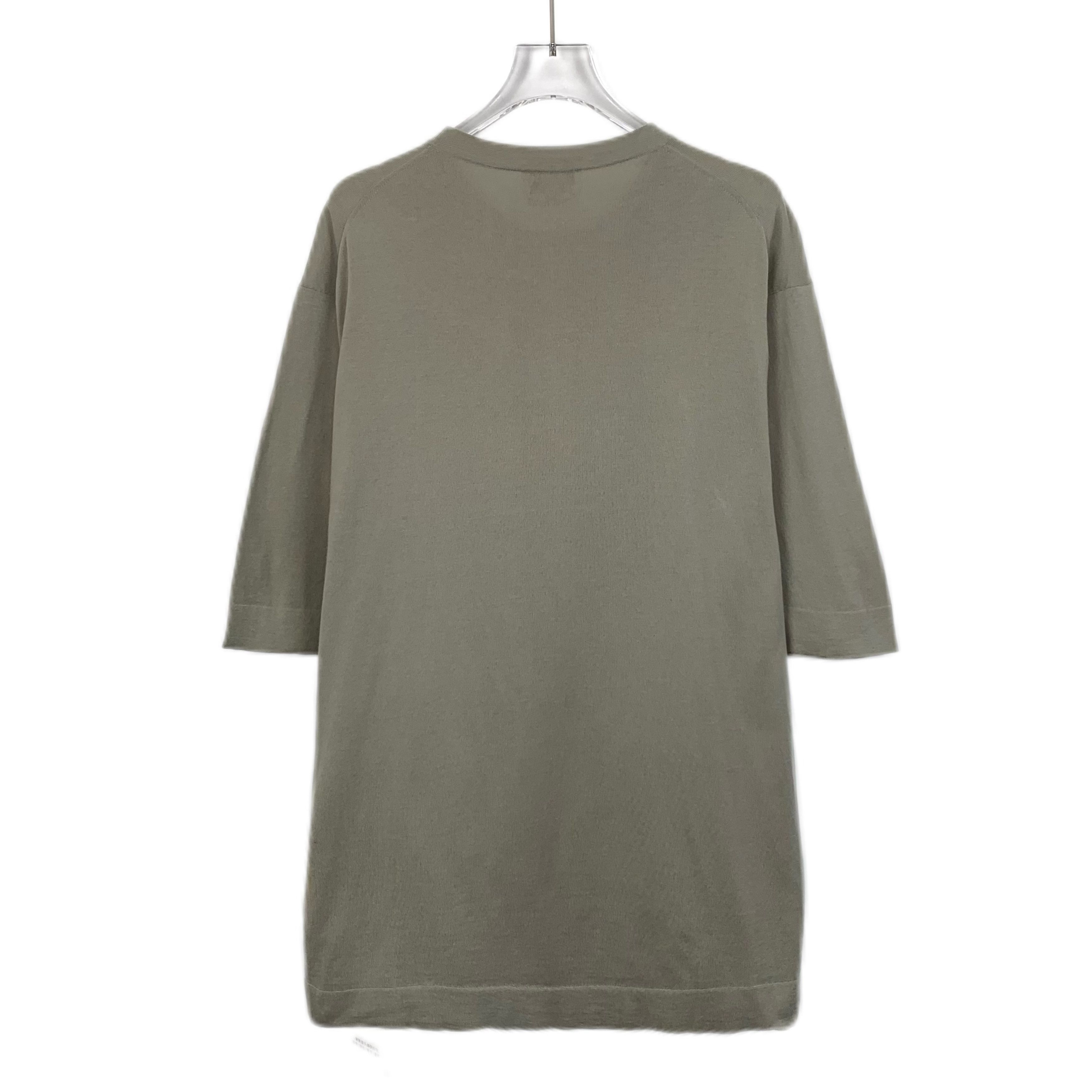 Hermes CM0032 Hermès Olive Green Graphic Cotton T-Shirt Size US XL / EU 56 / 4 - 2 Thumbnail
