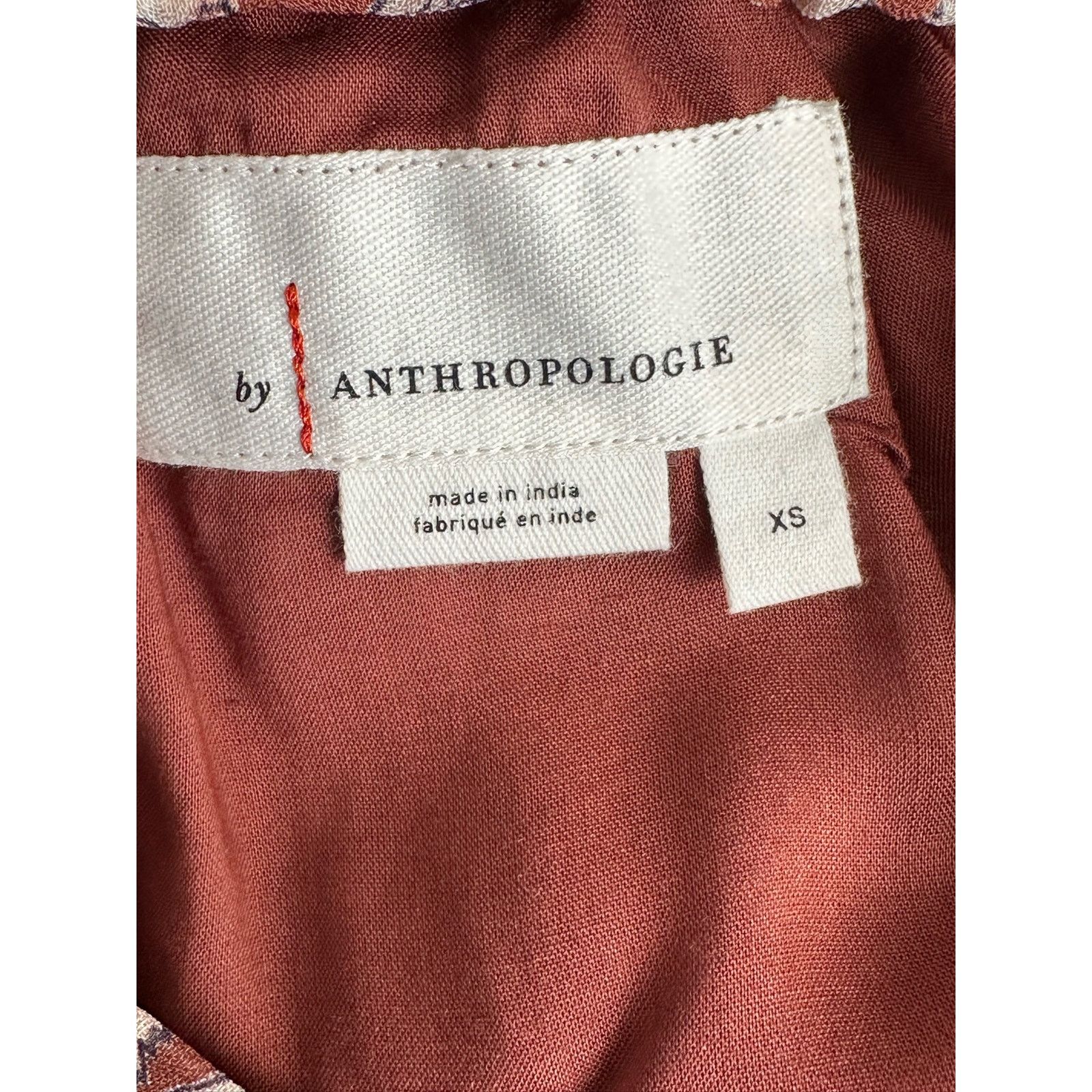 Anthropologie By Anthropologie brown floral pull on mini skirt size XS Size 30" / US 8 / IT 44 - 4 Thumbnail