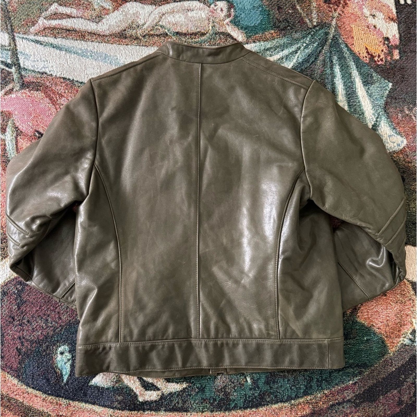 Free Country Vintage leather motorcycle style jacket Size S / US 4 / IT 40 - 3 Thumbnail