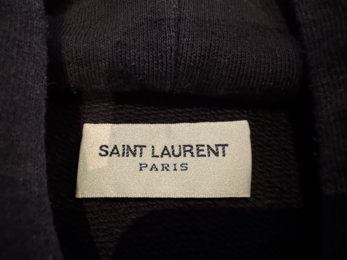 Saint Laurent Paris Saint Laurent Paris Hoodie Black M SLP Size US M / EU 48-50 / 2 - 4 Thumbnail