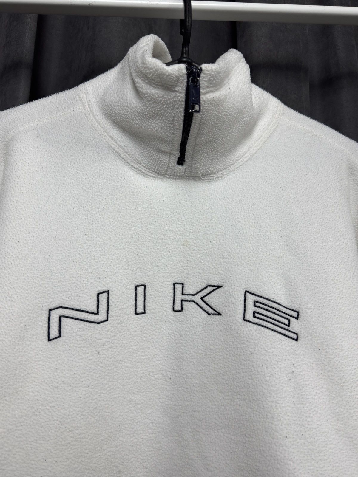 Nike × Vintage Vintage Nike fleece hoodie 90s rare Size US S / EU 44-46 / 1 - 3 Thumbnail