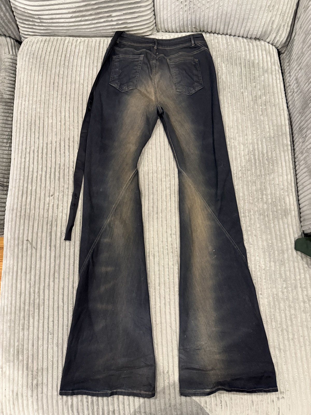 Rick Owens Rick Owens DRKSHDW Luxor Bias Cut Denim Size US 31 - 2 Thumbnail