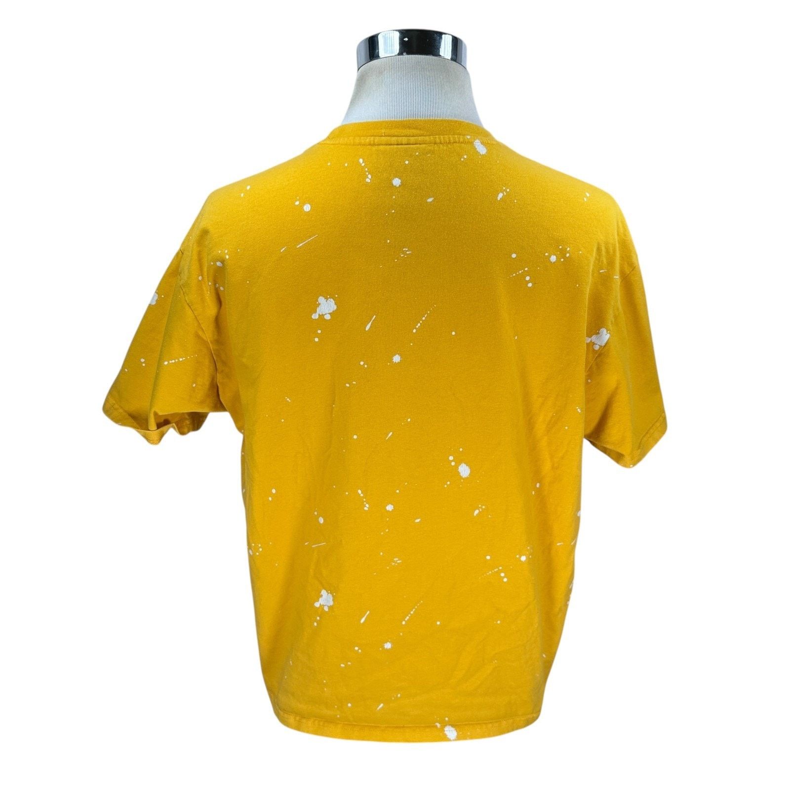 Forever 21 Forever 21 X Tapout Paint Splatter T-Shirt Men’s XL Yellow Size US XL / EU 56 / 4 - 4 Thumbnail