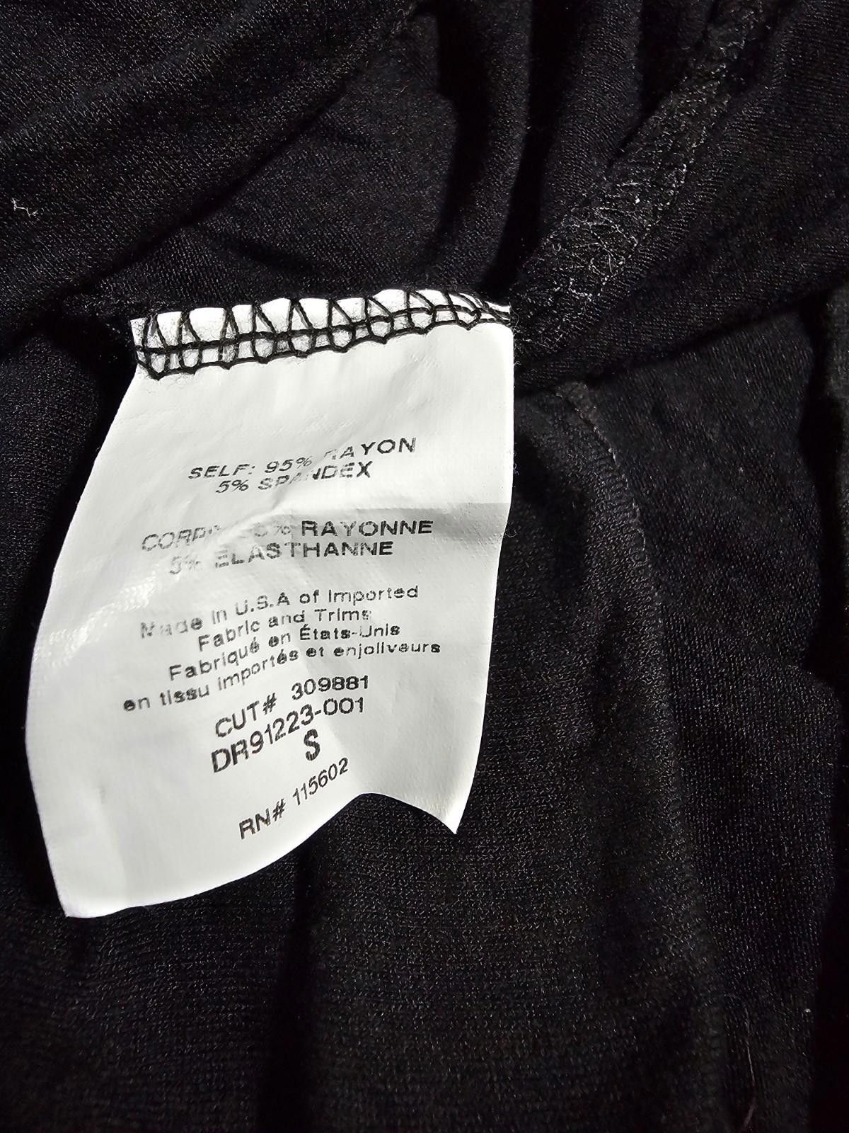 Luchiano Visconti LUSH Long Black Dress SEE MEASUREMENTS Size S / US 4 / IT 40 - 5 Thumbnail