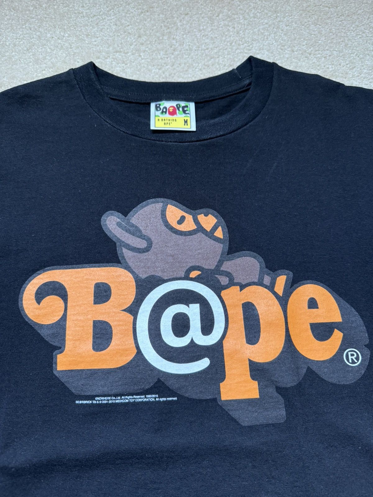 Bape Bearbrick Baby Milo T-Shirt Size US M / EU 48-50 / 2 - 2 Thumbnail