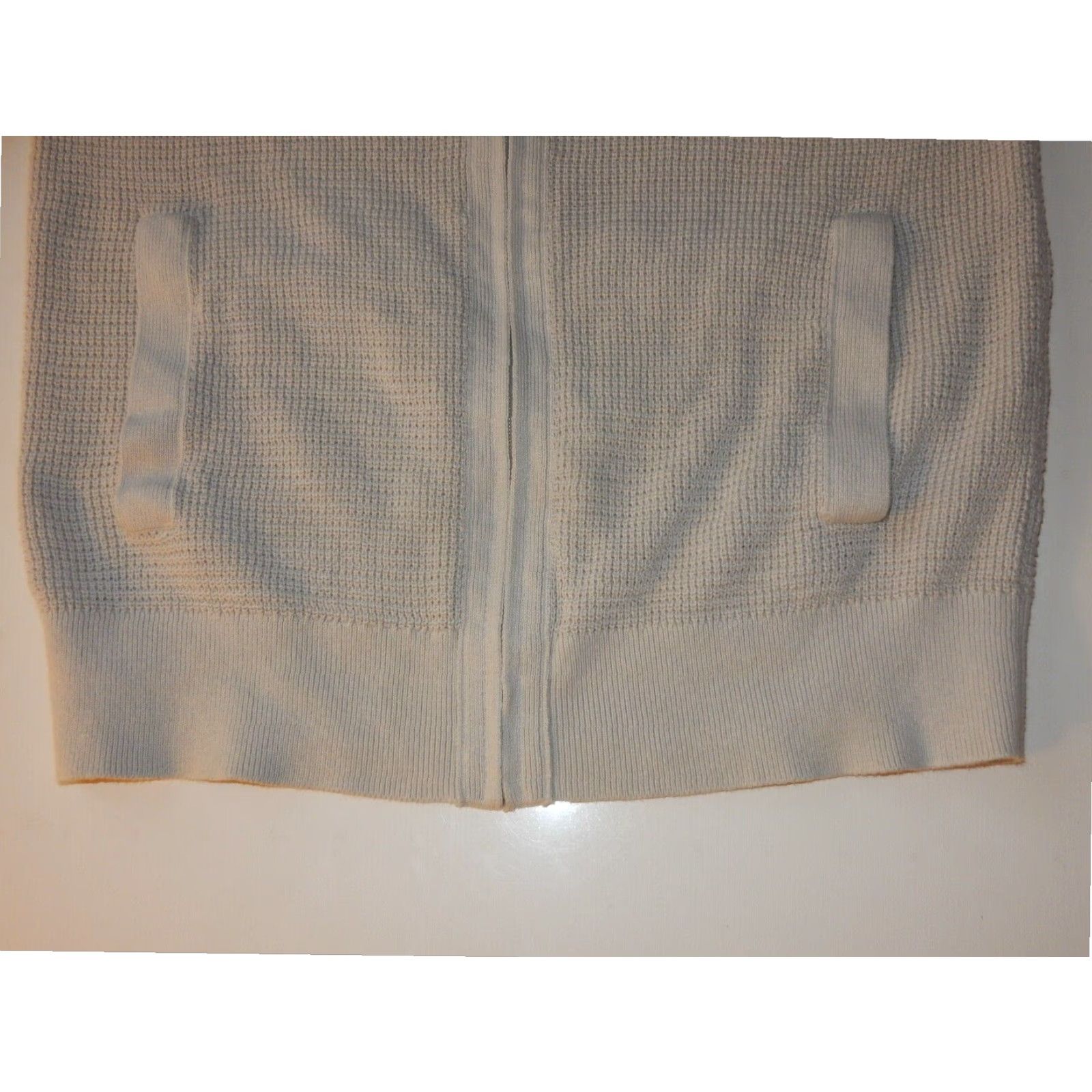 Banana Republic VINTAGE Banana Republic Mens Bomber Jacket Ivory L Size US L / EU 52-54 / 3 - 2 Thumbnail