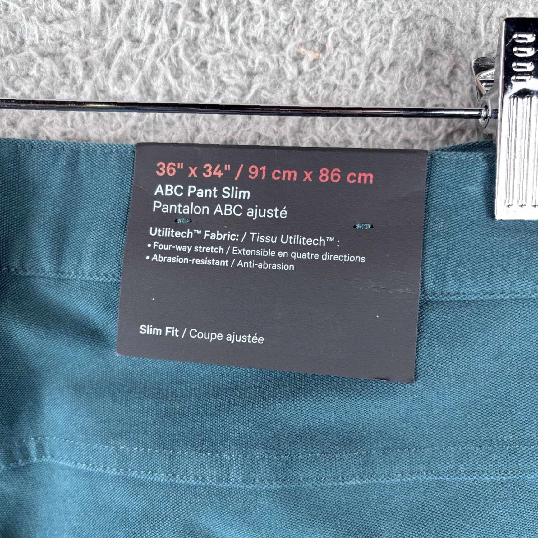 Lululemon Lululemon Pants Men 36x34 Green Slim Fit Utilitech Performance Chino Slim Regular Inseam 34 Flat Front Casual Mens Size US 36 / EU 52 - 3 Thumbnail