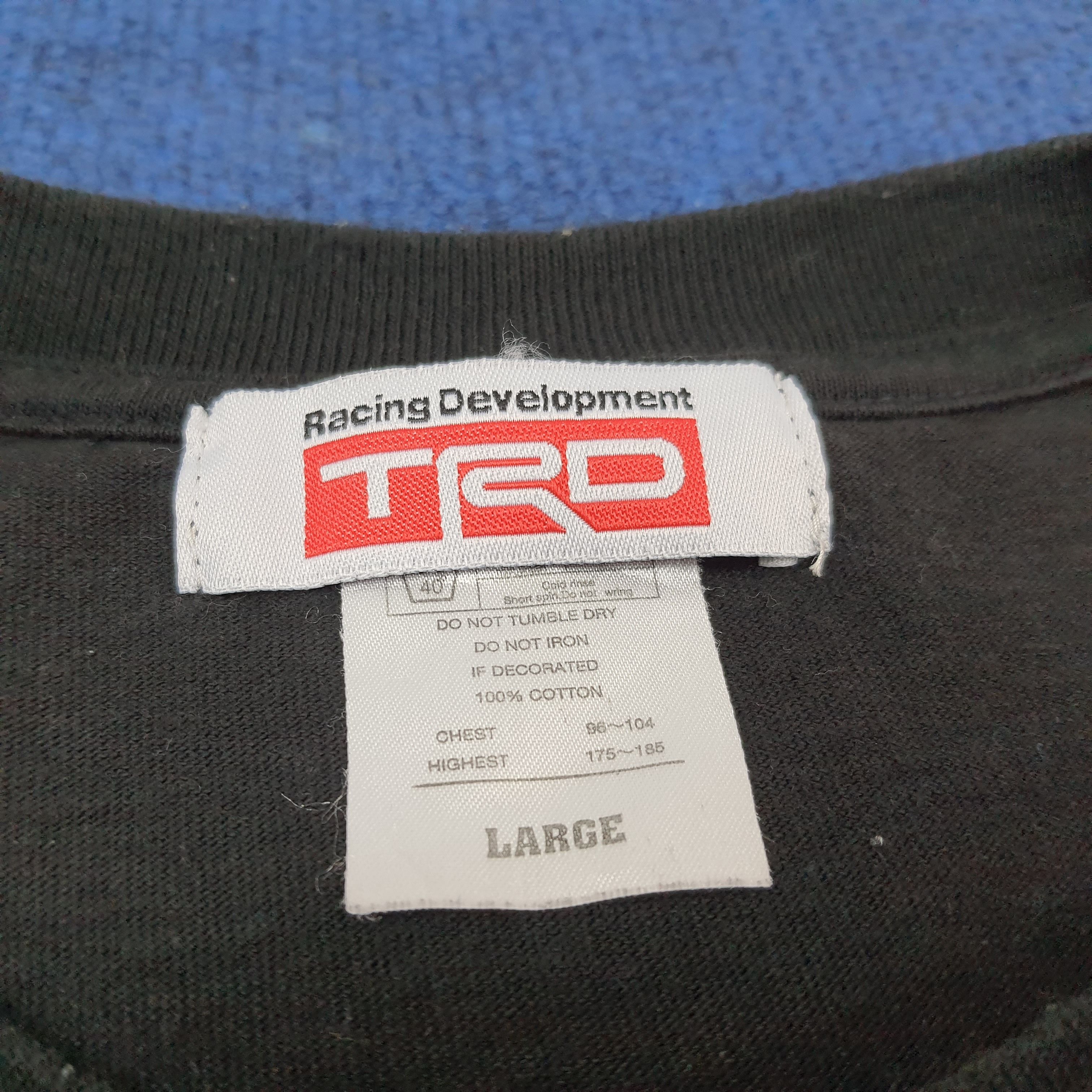 Japanese Brand × Vintage Vintage TRD Toyota Racing Japan Motorsports Tshirt Size US M / EU 48-50 / 2 - 5 Thumbnail