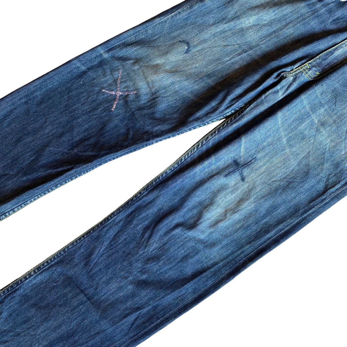 Fragment Design × Japanese Brand × Levi's Levi's x Fragment Design Patchwork Denim Pants Size US 33 - 6 Thumbnail