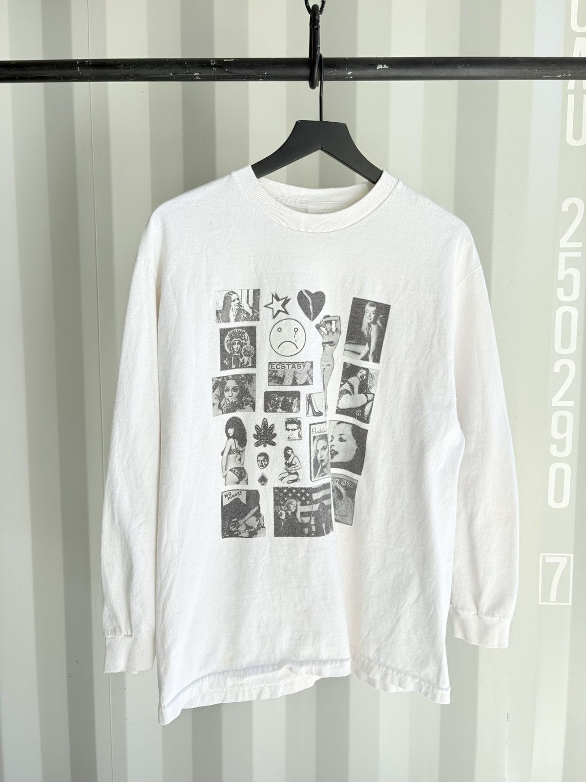 Thrashed Distressed Faded Shirt ERD Grunge