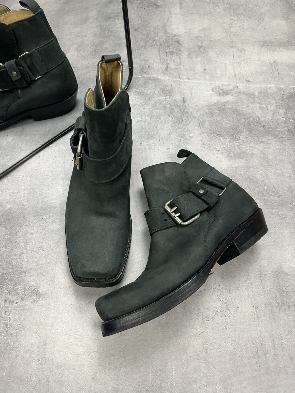 Sancho 5585 Biker Ankle Boots Shorty Cowboy Dark Grey EU 41