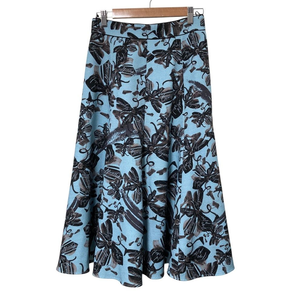 Other Other ANAYI Art Flower Print Flared Skirt Textile Skirts DUTY FREE for USA Size ONE SIZE - 1 Thumbnail