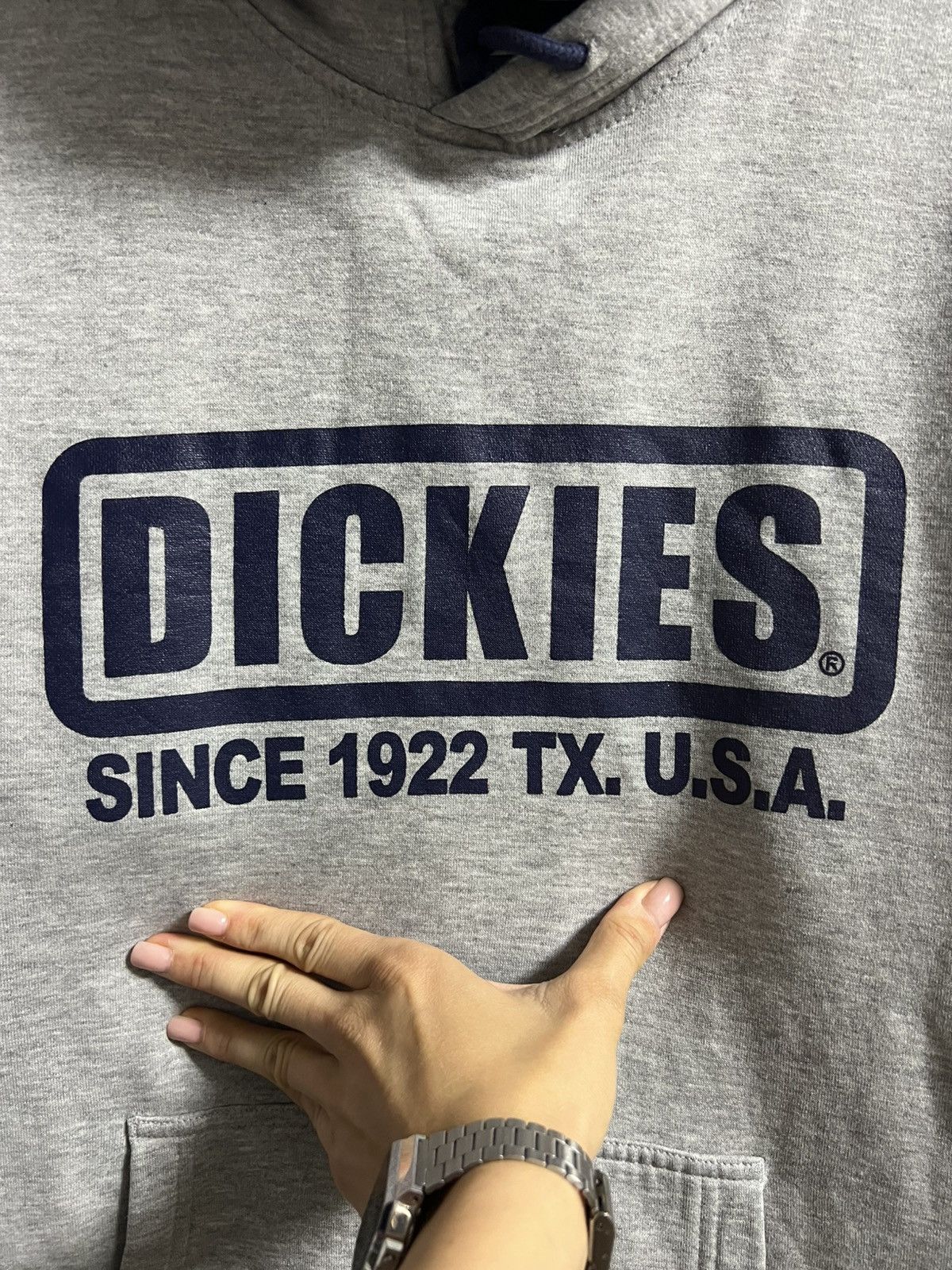 Dickies Rare Vintage Hoodie Dickies Workers Size M Size US M / EU 48-50 / 2 - 2 Thumbnail