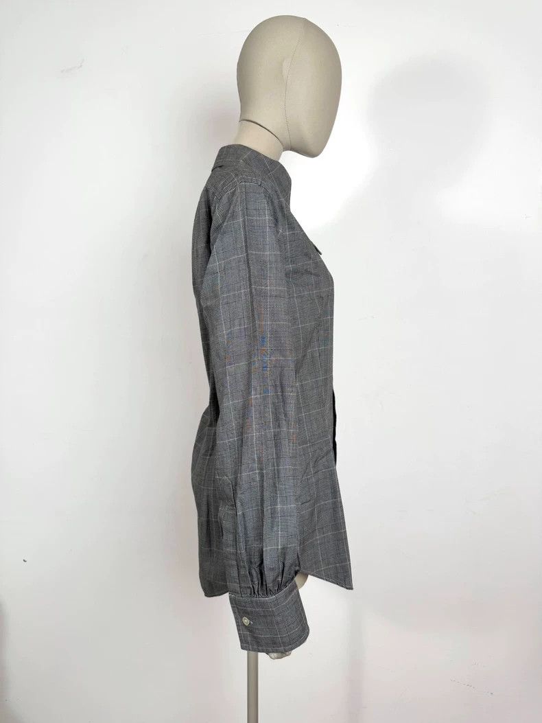 Vivienne Westwood Vivienne Westwood Gray plaid shirt with three buttons and Size L / US 10 / IT 46 - 4 Thumbnail