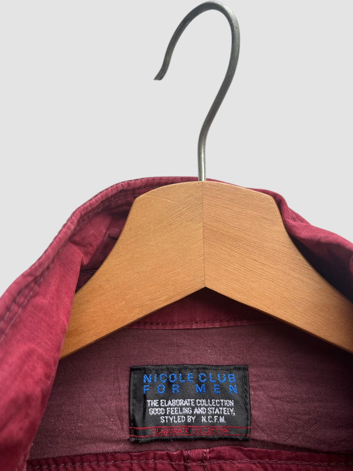 Nicole Club Nicole Club for Men Maroon Light Jacket Size US S / EU 44-46 / 1 - 9 Thumbnail
