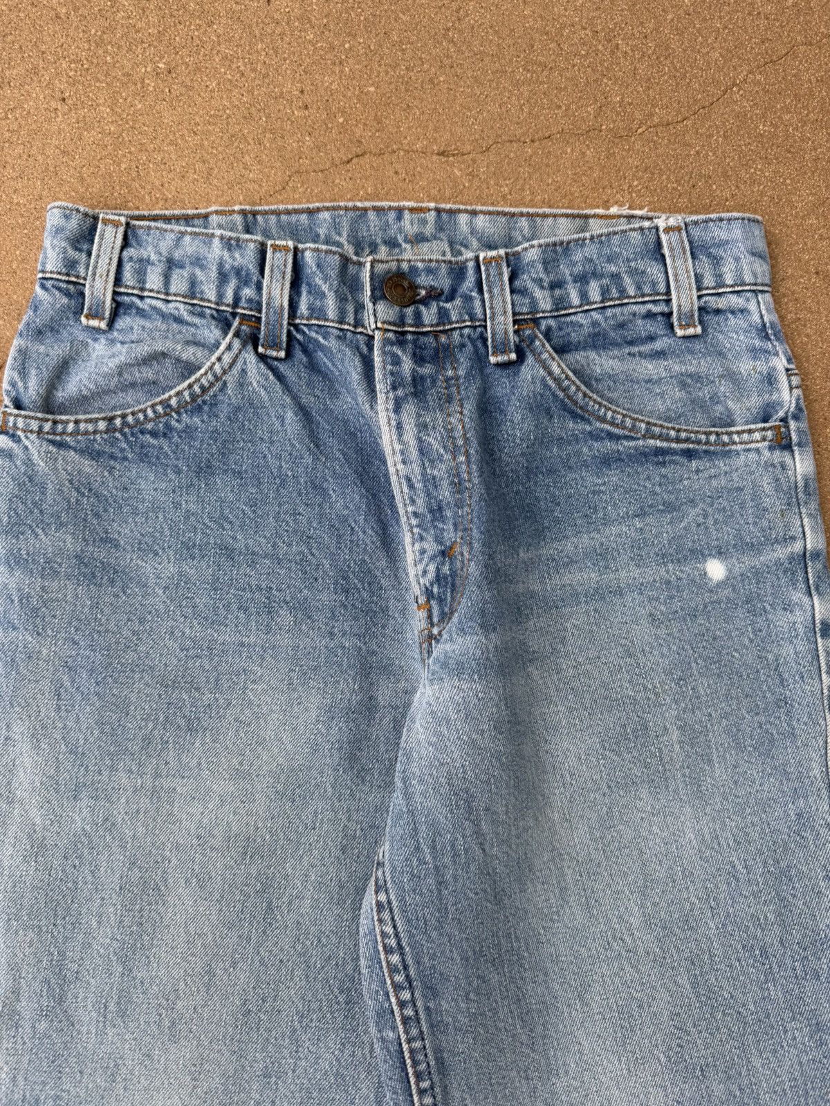 Levi's Vtg 80’s Levi’s 684 Orange Tab Bellbottom Flare Jeans 29x29 Size US 29 - 4 Thumbnail