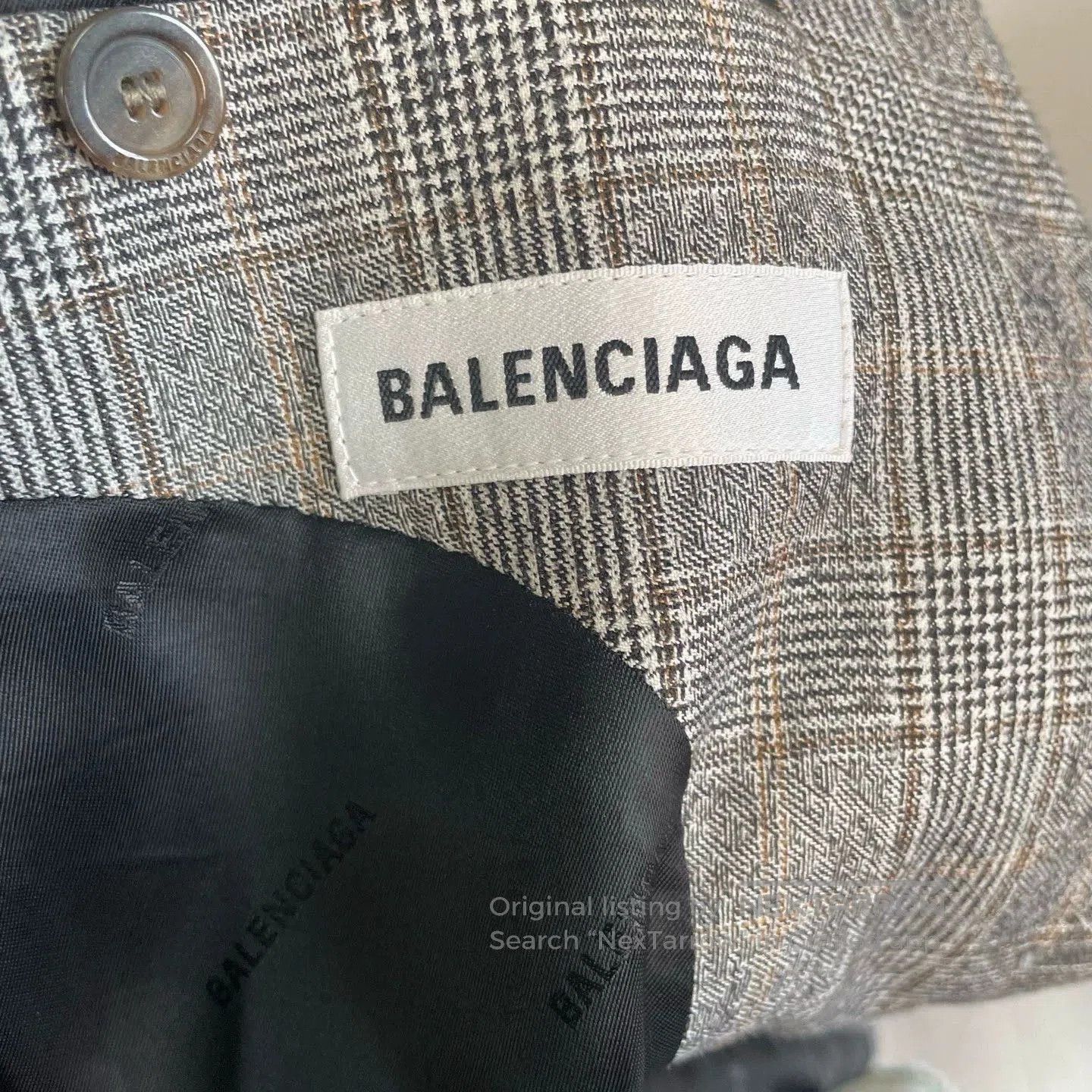 Balenciaga balenciaga patterned suit jacket size 36. Size US S / EU 44-46 / 1 - 3 Thumbnail