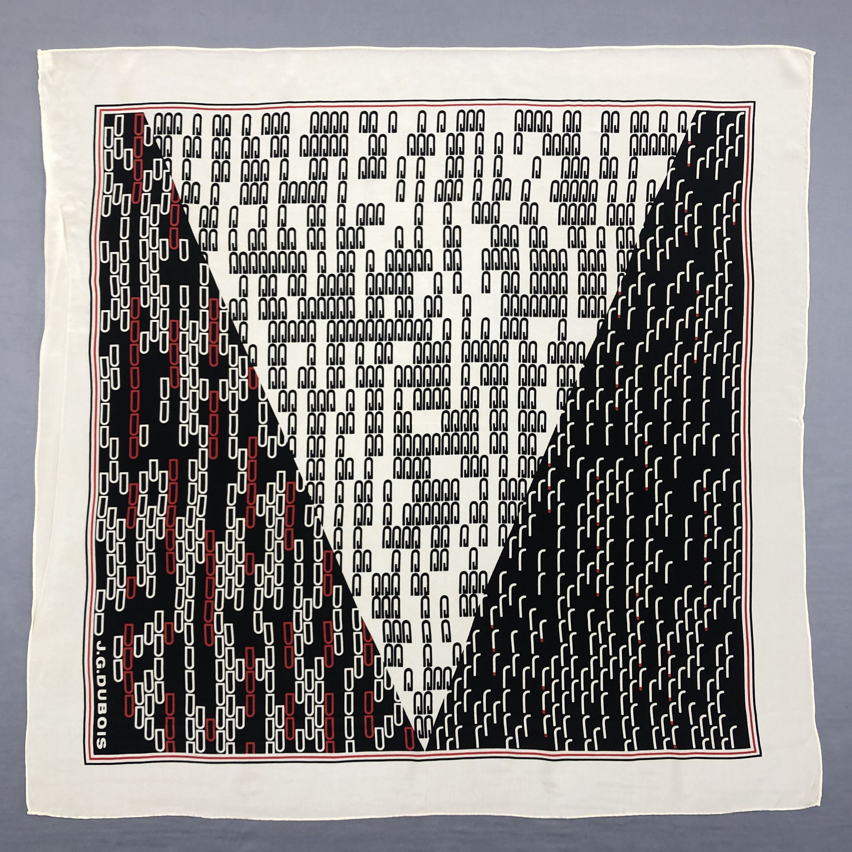 Designer × Other × Vintage Vintage J.G. Dubois SILK Scarf Twill Stole Wraps Scarves Size ONE SIZE - 1 Thumbnail