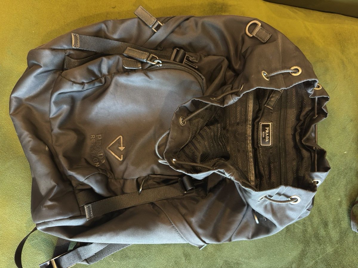 Prada Prada Re-Nylon Backpack – Black Size ONE SIZE - 11 Thumbnail