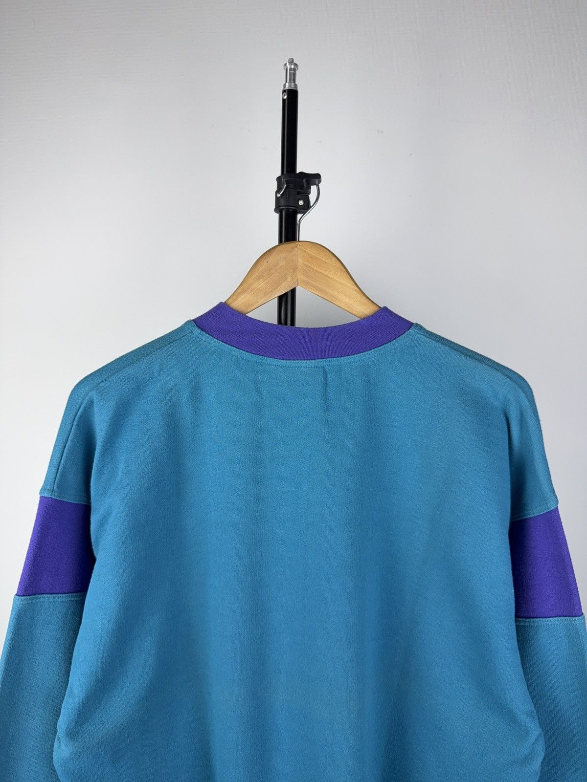 Puma × Vintage Vintage PUMA 100% Motion Sweatshirt Blue Purple 90s Style Size US M / EU 48-50 / 2 - 7 Thumbnail