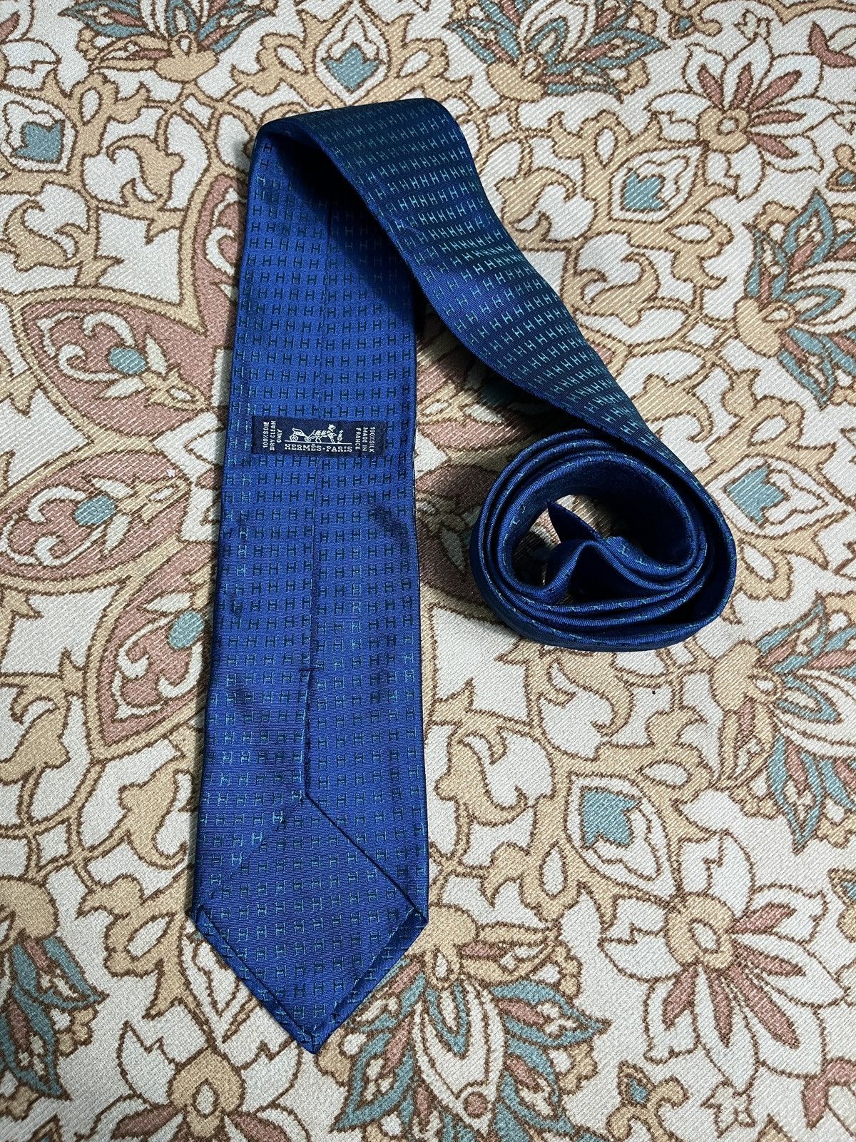 Issey Miyake Hermès Silk Tie Size ONE SIZE - 2 Thumbnail