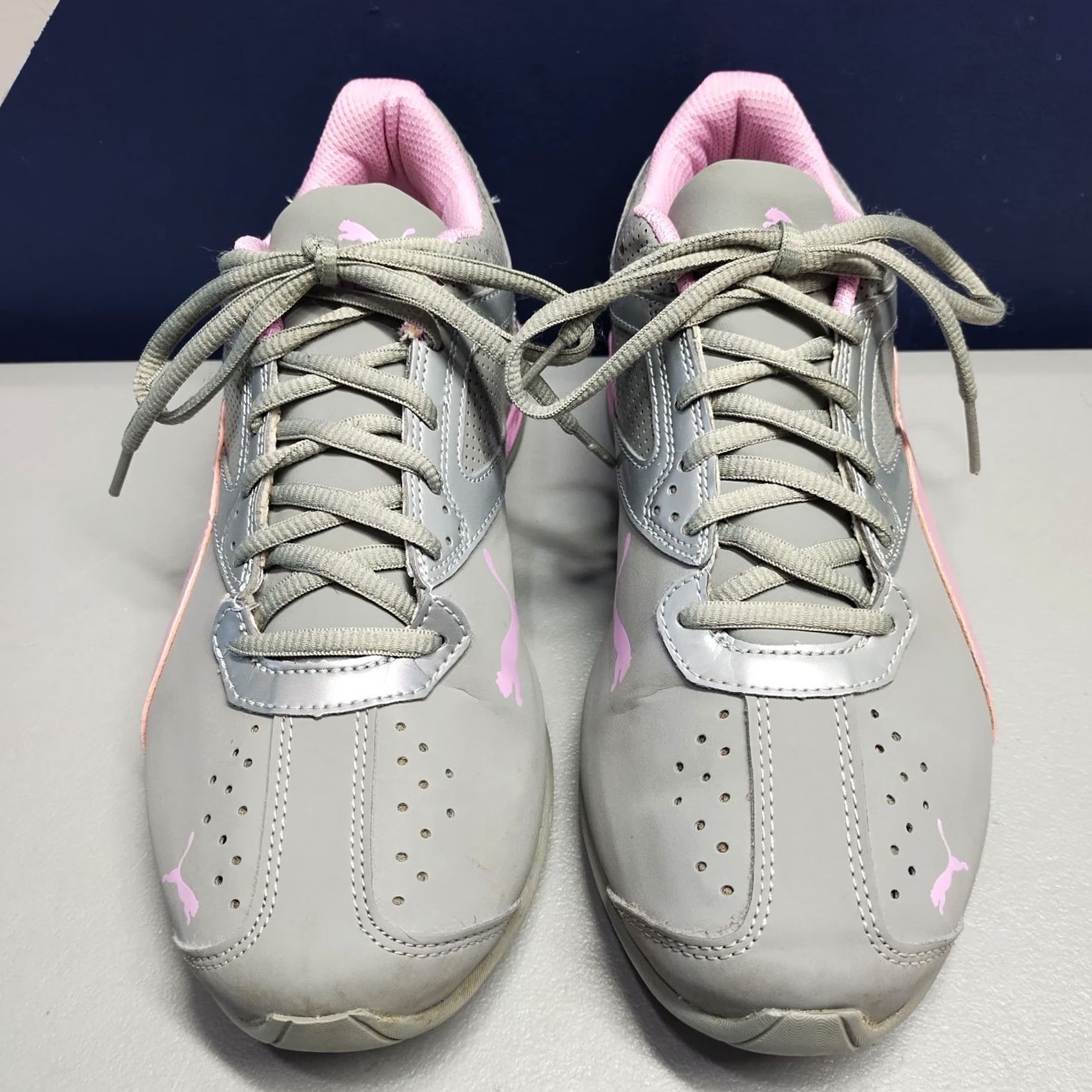 Puma Puma Tazon 6 SL Sneakers Womens Size 9.5 Gray Pink Athletic Running Lace Up Size US 10 / IT 40 - 3 Thumbnail
