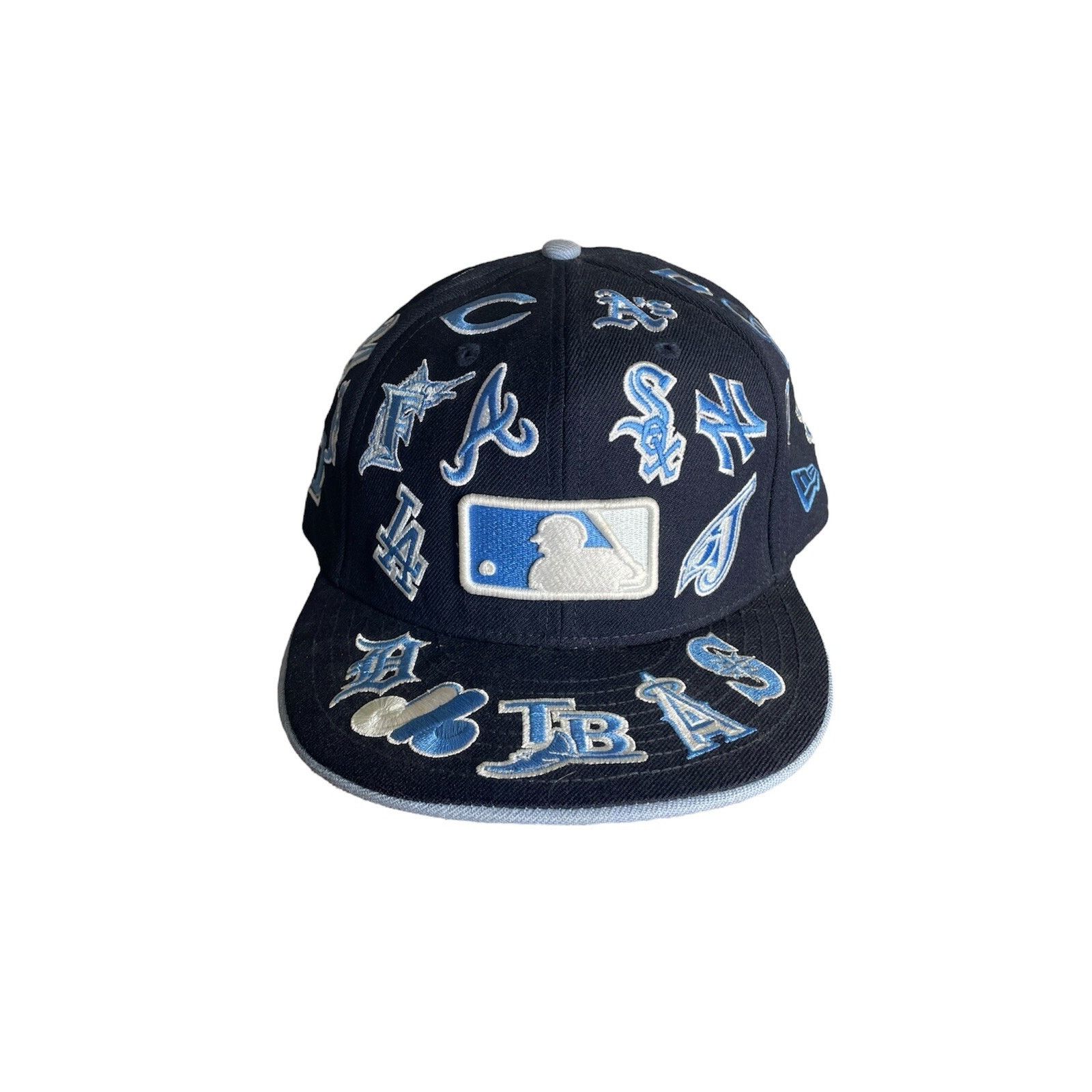 New Era MLB All Over Logos New Era Teams Cap Hat 7 3/4 Size ONE SIZE - 1 Thumbnail