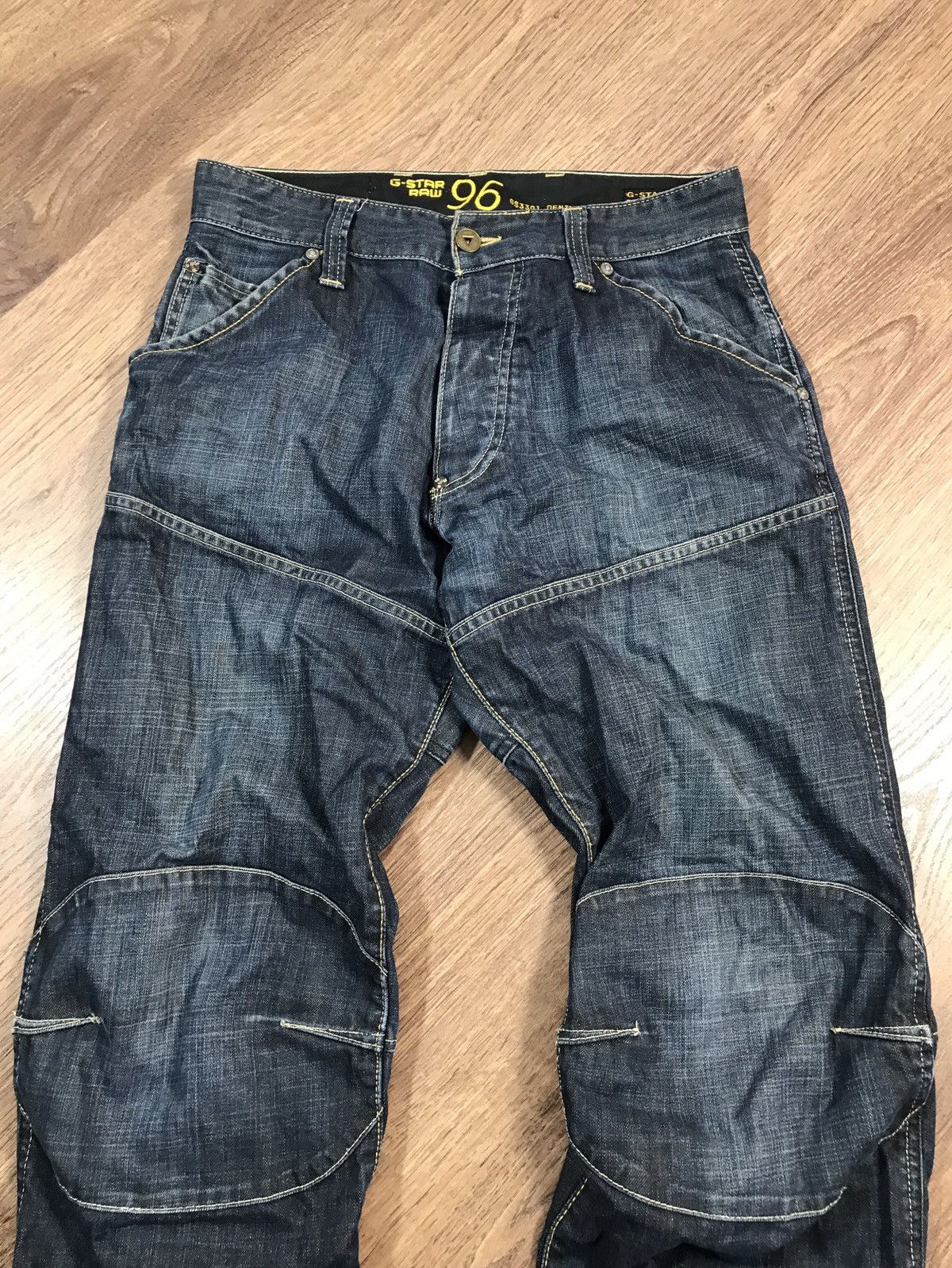 G-Star × Vintage Vintage G Star Raw Distressed Jeans Size US 33 - 3 Thumbnail