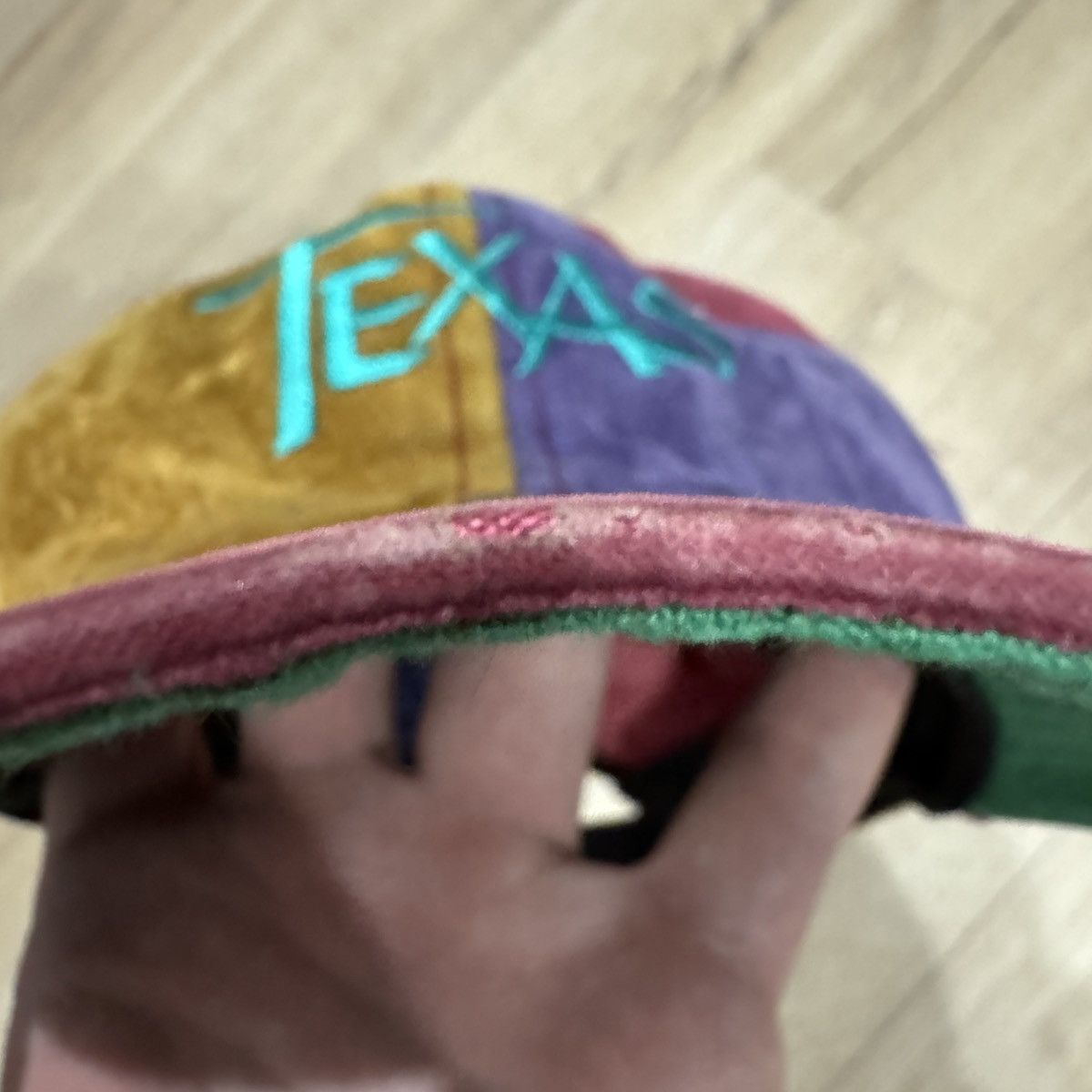 Vintage Texas 1990’s Corduroy Snapback Cap Vintage Size ONE SIZE - 7 Thumbnail