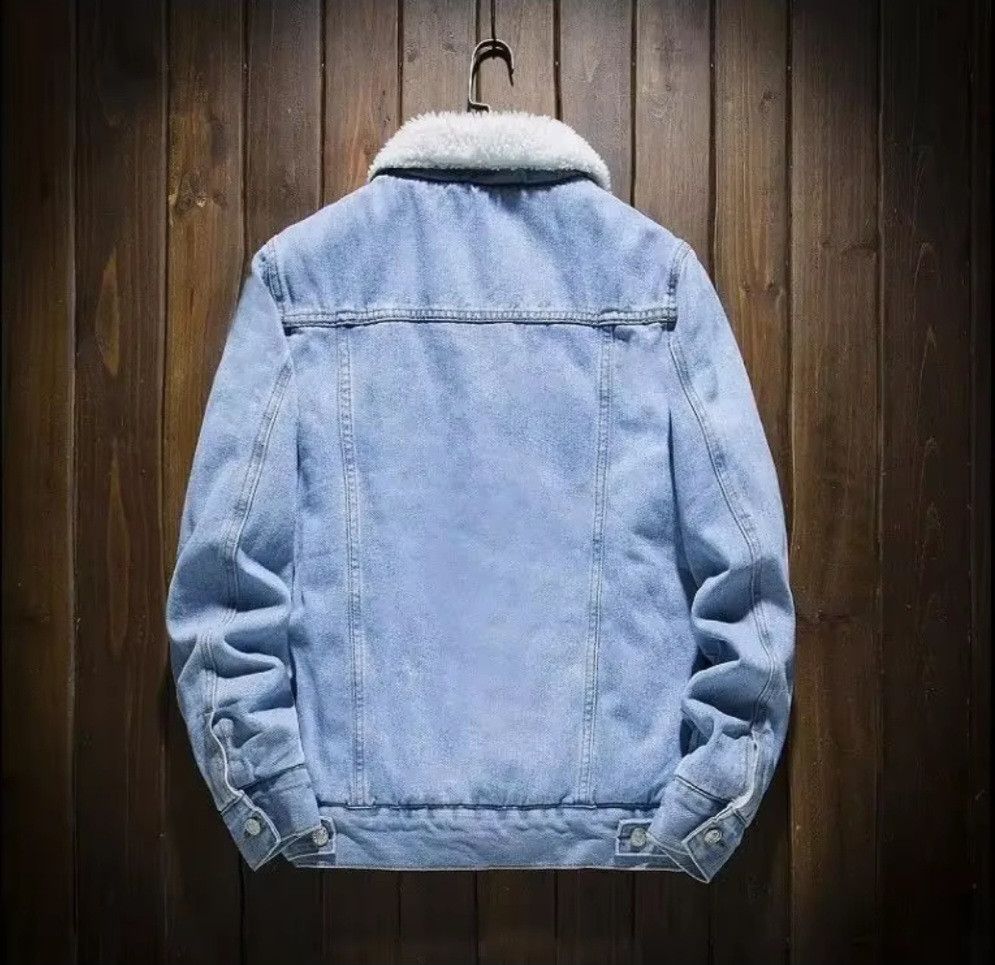 Vintage Denim Jacket Light Blue Size US M / EU 48-50 / 2 - 2 Thumbnail