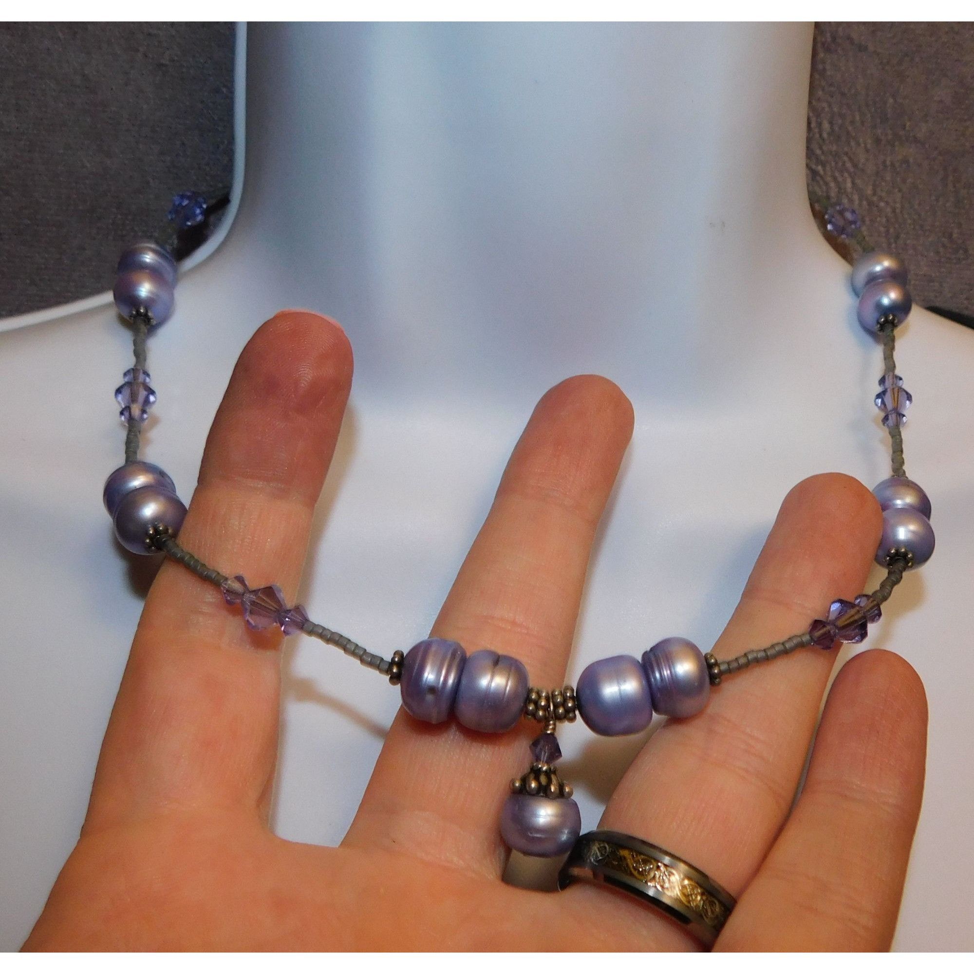 Other Whimsical Fairycore Purple Pearl Necklace Size ONE SIZE - 5 Thumbnail