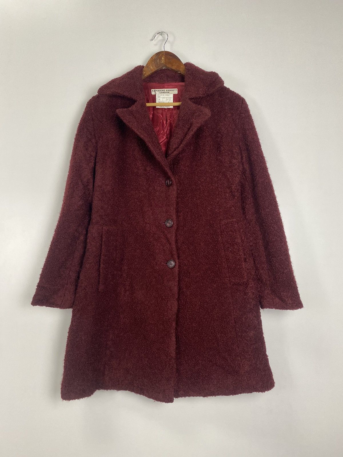 Vintage Katharine Hamnett London Long Coat Size US M / EU 48-50 / 2 - 2 Thumbnail