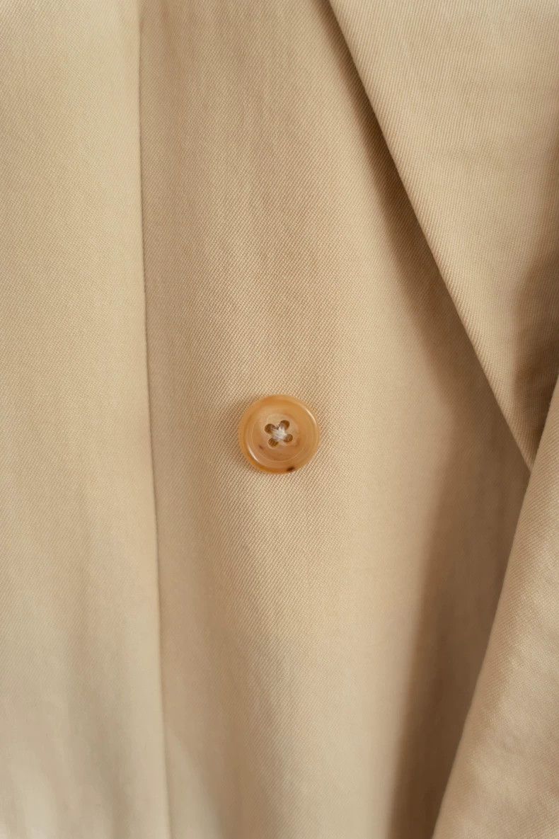 Yohji Yamamoto Yohji Yamamoto size s 92aw minimalist canary blazer 2502-N Size 36S - 4 Thumbnail